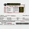 Elite Cargo Trailers Data Decal Sticker ID Tag Tire and Loading Information Derated Downrated USA CUSTOM