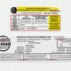 Trailstar Boat Trailer Data Decal Sticker ID Tag Derated Downrated USA CUSTOM